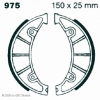 Preview: EBC Premium Bremsbacken für Zündapp KS 50 Sport/Supersport Hinterachse - 975
