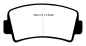 Preview: EBC Blackstuff Bremsbeläge DP207 für Mazda RX 7 (1) SA 1.1 Wankel vorne