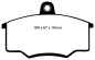 Preview: EBC Blackstuff Bremsbeläge DP310 für Audi 80 81, 85, B2 1.6 TD vorne