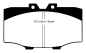Preview: EBC Blackstuff Bremsbeläge DP380 für Toyota Land Cruiser BJ4 4.0 D vorne