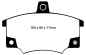 Preview: EBC Blackstuff Bremsbeläge DP420/2 für Lancia Dedra 835 1.8i.e. vorne