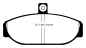 Preview: EBC Redstuff Bremsbeläge DP3435C für Volvo 740 744 2.3 vorne