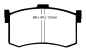 Preview: EBC Blackstuff Bremsbeläge DP631 für Rover 800  820 2.0i,Si hinten