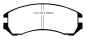 Preview: EBC Greenstuff 2000 Bremsbeläge DP2665 für Nissan Sunny 2 B12 1.6 GTI 16V vorne