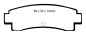 Preview: EBC Blackstuff Bremsbeläge DP682 für Nissan Sunny 3 N14 1.6i hinten
