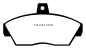 Preview: EBC Blackstuff Bremsbeläge DP810 für Rover 400 XW 414 1.4 GSI,SI Kat vorne