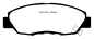 Preview: EBC Blackstuff Bremsbeläge DP812 für Honda Accord 4 CB3, CB7 2.0 16V vorne