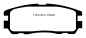 Preview: EBC Blackstuff Bremsbeläge DP974 für Isuzu Rodeo (USA)  2.2 Sport hinten