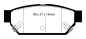 Preview: EBC Greenstuff 2000 Bremsbeläge DP2986 für Mitsubishi Colt 5 CJA 1300 GL,GLX hinten