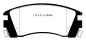 Preview: EBC Blackstuff Bremsbeläge DP988 für Nissan Sunny 3 Y10 1.6i 16V vorne