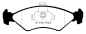 Preview: EBC Blackstuff Bremsbeläge DP1050 für Mazda 121 (3) JASM, JBSM 1.8 D vorne