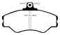 Preview: EBC Blackstuff Bremsbeläge DP1086 für Hyundai H100 P 2.4 vorne