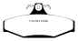 Preview: EBC Blackstuff Bremsbeläge DP1132 für Daewoo Musso FJ 2.9 D hinten