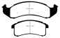 Preview: EBC Redstuff Bremsbeläge DP31142C für Oldsmobile 88  3.8 vorne