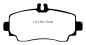 Preview: EBC Greenstuff 2000 Bremsbeläge DP21170 für Mercedes-Benz A-Klasse W168 A 160 vorne