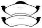 Preview: EBC Yellowstuff Bremsbeläge DP41275R für Dodge (USA) Dakota  5.2 4WD vorne