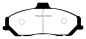 Preview: EBC Blackstuff Bremsbeläge DP1349 für Ford Ranger  2.5 TD vorne