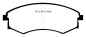 Preview: EBC Blackstuff Bremsbeläge DP1358 für Kia Optima (USA)  2.5 vorne