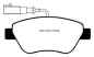 Preview: EBC Greenstuff 2000 Bremsbeläge DP21384/2 für Alfa Romeo Mito 955_ 0.9 TwinAir (955AXY1B) vorne
