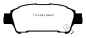 Preview: EBC Blackstuff Bremsbeläge DP1401 für Toyota Previa 2 ACR3 2.0 D-4D hinten
