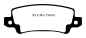 Preview: EBC Blackstuff Bremsbeläge DP1458 für Toyota Corolla 8 ZZE12_, NDE12_, ZDE12_ 1.6 VVT-i hinten