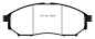Preview: EBC Yellowstuff Bremsbeläge DP41671R für Infiniti M56  5,6 vorne