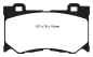 Preview: EBC Redstuff Bremsbeläge DP31823C für Nissan 370 Z Z34 3.7 vorne