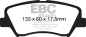 Preview: EBC Blackstuff Bremsbeläge DP1874 für Hyundai i30 GD 1.4 vorne