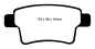 Preview: EBC Blackstuff Bremsbeläge DP1961 für Citroën C4 Picasso UD_ 2.0 HDi 165 hinten