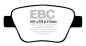 Preview: EBC Redstuff Bremsbeläge DP32075C für Audi A3 Sportback 8PA 1.4 TFSI hinten