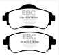Preview: EBC Greenstuff 2000 Bremsbeläge DP22109 für Citroën C4 B7 1.6 HDi 90 vorne