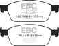 Preview: EBC Redstuff Bremsbeläge DP32145C für Ford Focus 3 Turnier  2.0 ST vorne
