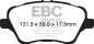 Preview: EBC Blackstuff Bremsbeläge DPX2149 für Ford Transit Courier  1.6 TDCi vorne