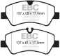 Preview: EBC Blackstuff Bremsbeläge DPX2152 für Ford Transit Custom  2.2 TDCi hinten