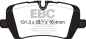 Preview: EBC Blackstuff Bremsbeläge DPX2161 für Land Rover Discovery 5 L462 2.0 Td4 4x4 hinten