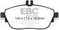 Preview: EBC Greenstuff 2000 Bremsbeläge DP22165 für Mercedes-Benz A-Klasse W176 A 200 CDI / d vorne