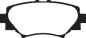 Preview: EBC Yellowstuff Bremsbeläge DP42186R für Mazda 3 BM, BN 2.2 D hinten