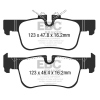 Preview: EBC Yellowstuff Bremsbeläge DP42235R für BMW 1 F40 118 d hinten