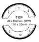 Preview: EBC Premium Bremsbacken 5124 für BMW 3 E30 2.5 M3 EVO II
