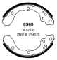 Preview: EBC Premium Bremsbacken 6369 für Mazda 626 (2) GC 2.0 hinten