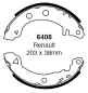 Preview: EBC Premium Bremsbacken 6408 für Citroën AX ZA- 1.1 4x4 hinten