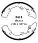 Preview: EBC Premium Bremsbacken 6431 für Mazda 626 (3) GD 2.0 12V hinten