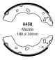 Preview: EBC Premium Bremsbacken 6458 für Mazda 121 (2) DB 1.3 16V hinten