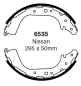 Preview: EBC Premium Bremsbacken 6535 für Nissan Pick up 2 D21 2.5 D 4WD hinten