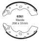 Preview: EBC Premium Bremsbacken 6561 für Mazda Demio DW 1.3 16V hinten