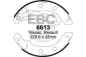 Preview: EBC Premium Bremsbacken 6613 für Renault Kangoo 1 Rapid FC0/1 1.5 dCi hinten