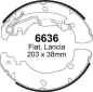 Preview: EBC Premium Bremsbacken 6636 für Fiat Idea  1.2 16V hinten