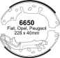Preview: EBC Premium Bremsbacken 6650 für Opel Corsa D  1.4 hinten