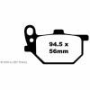Preview: EBC Blackstuff Bremsbeläge für Yamaha RD 400 E/F Vorderachse - FA041