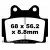 Preview: EBC Goldstuff Bremsbeläge für Yamaha SRX 400 (3VN1/3VN2/3VN5) Hinterachse - FA104HH